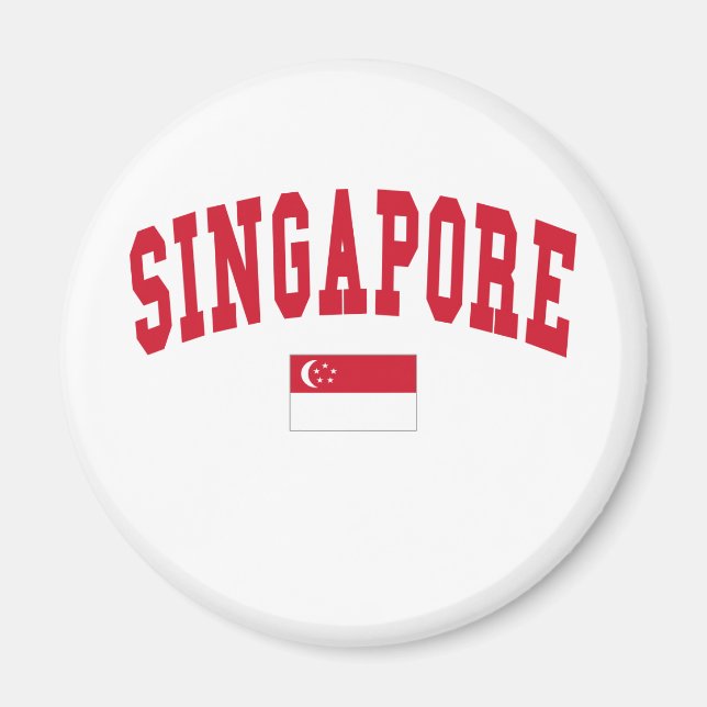 Singapore Style Magnet (Front)