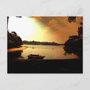 Singapore Sunset Postcard