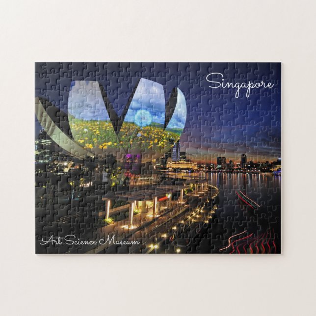 Singapore Travel Jigsaw Puzzle: Art Science Museum Jigsaw Puzzle (Horizontal)
