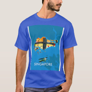 Singapore travel map T-Shirt