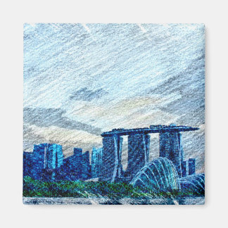 Singapore Views Colour Magnet