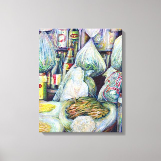Singapore's Sundried Flavours Canvas Print (Front)