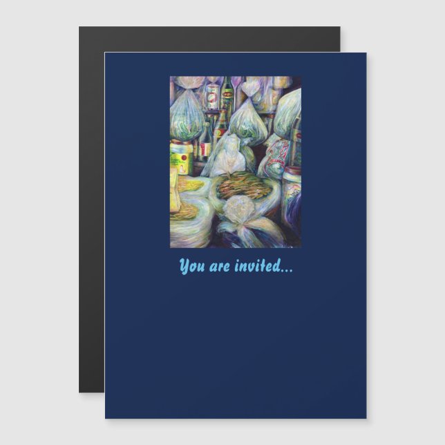 Singapore's Sundried Flavours Magnetic Invitation (Front/Back)