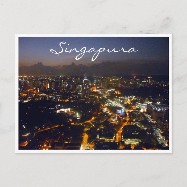 singapura lights postcard (Front)