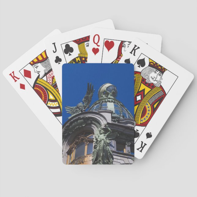 Singer Building, detail Playing Cards (Back)