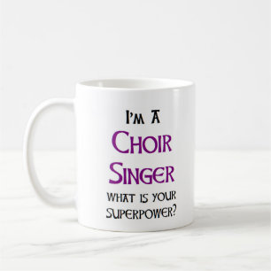 singer choir coffee mug