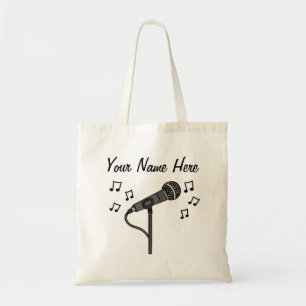 Singer Custom Tote Bag Singing Teacher Musician