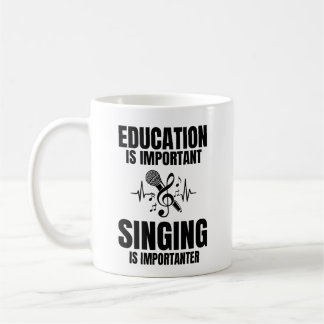 Singer Gift for Singing Student and Music Teacher Coffee Mug