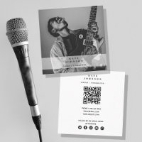 Singer Musician Photo Social Media QR Code 