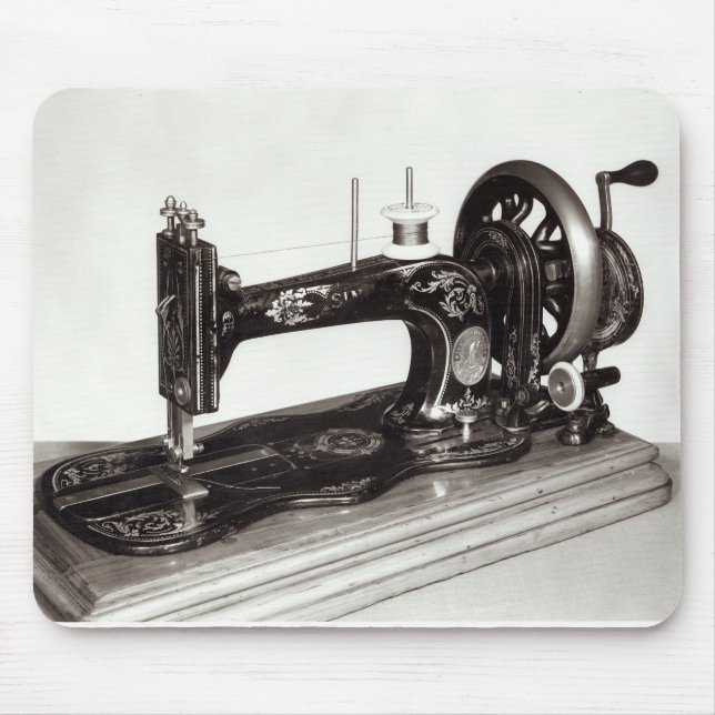 Singer 'New Family' sewing machine, 1865 Mouse Pad (Front)