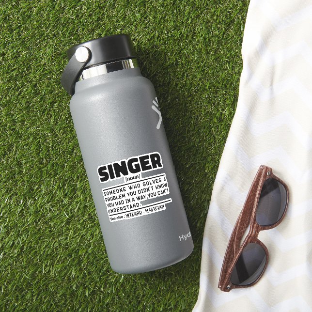 Singer Noun Definition Singing Lover Cool Artist (HydroFlask Insitu)