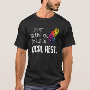 Singer Tee I'm Not Ignoring You I'm Just On Vocal