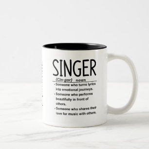 Singer Two-Tone Coffee Mug