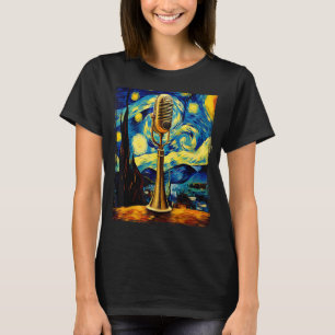 Singer Vocalist Microphone Music Singing T-Shirt