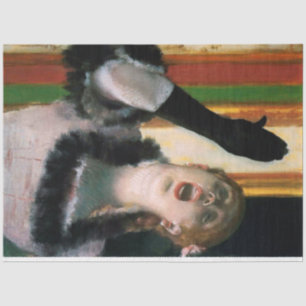 Singer with a Glove, Edgar Degas Tissue Paper