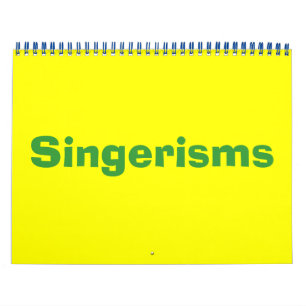 Singerisms Calendar