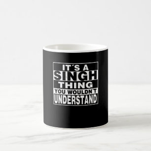 SINGH Surname Personalised Gift Coffee Mug