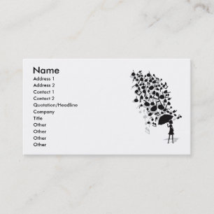 Singin' in the Rain Business Card