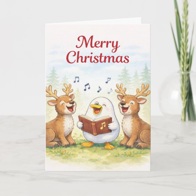 Singing all the way...Merry Christmas Card (Front)