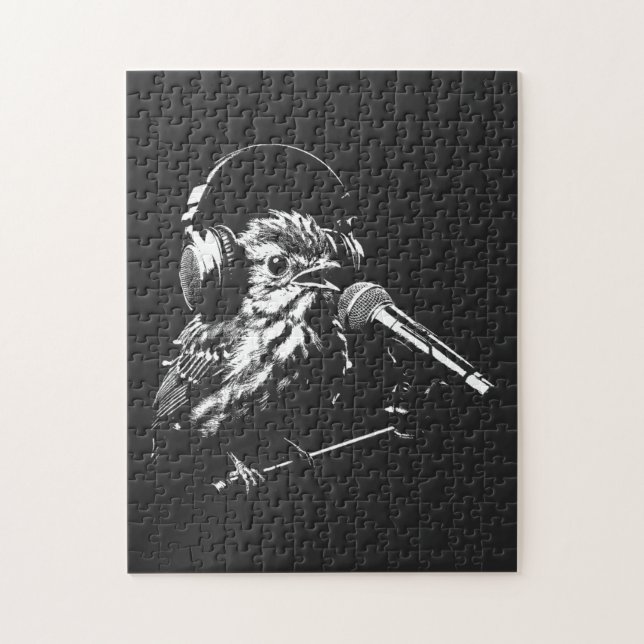 Singing Bird Jigsaw Puzzle (Vertical)