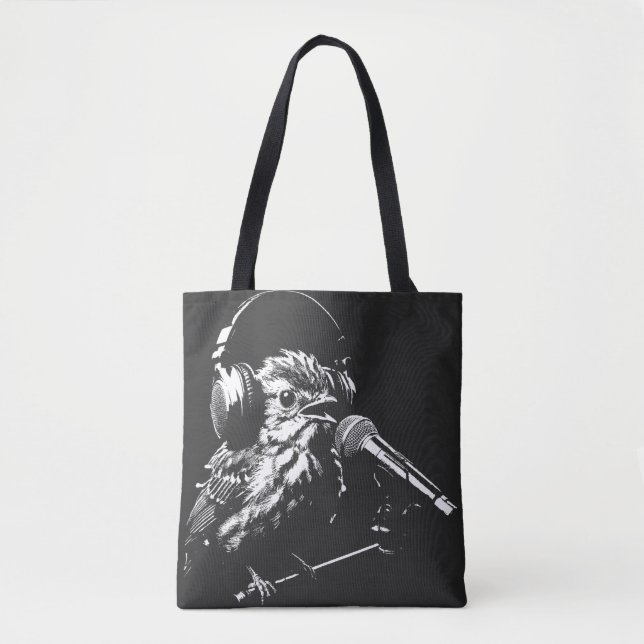 Singing Bird Tote Bag (Front)