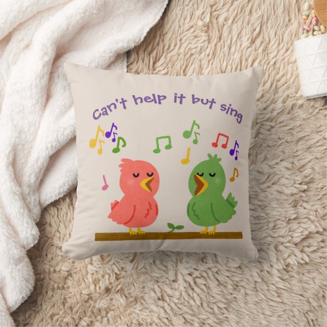 Singing birds cushion (Blanket)