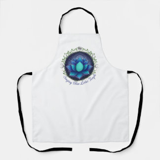 Singing Blue Lotus Temple Apron