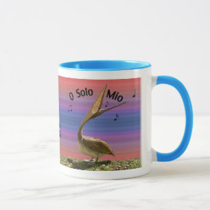 Singing Brown Pelican Mug