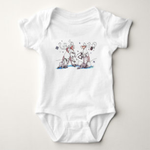 Singing Caribou Baby Jersey One-Pieces Bodysuit