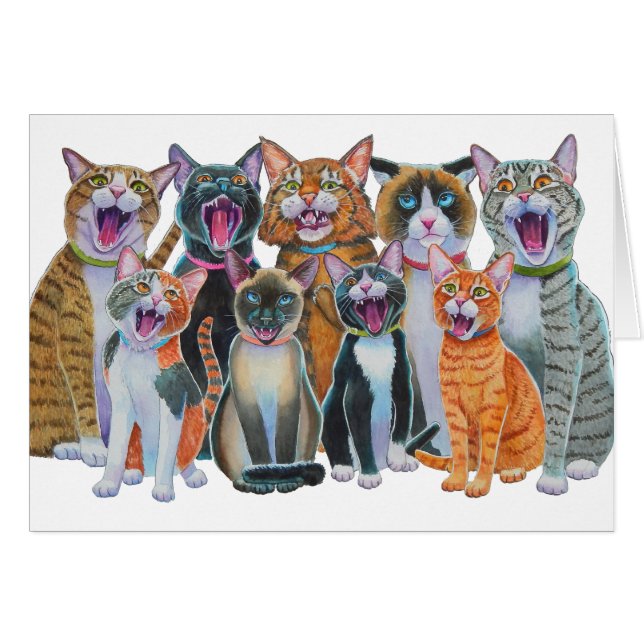 Singing Cats (Front Horizontal)