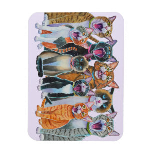Singing Cats Magnet