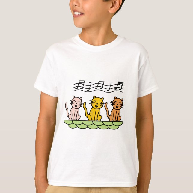 Singing Cats Tshirts and Gifts (Front)