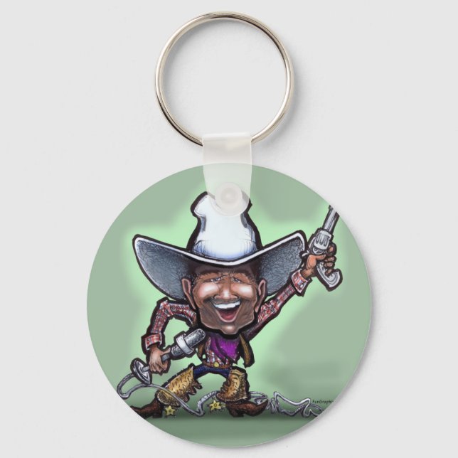 Singing Cowboy Key Ring (Front)