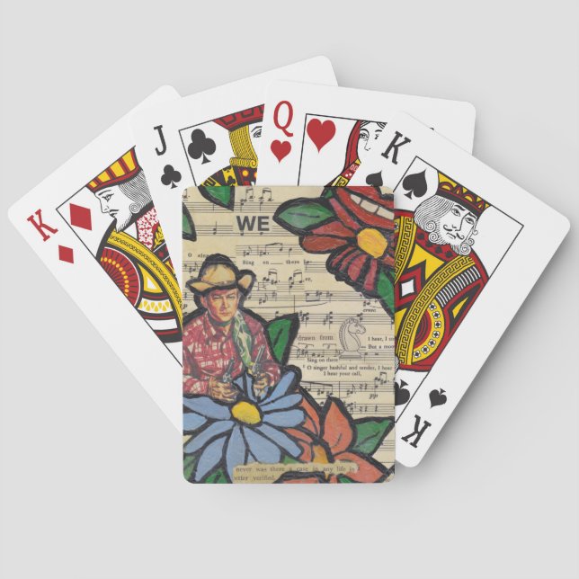 Singing Cowboy Playing Cards (Back)