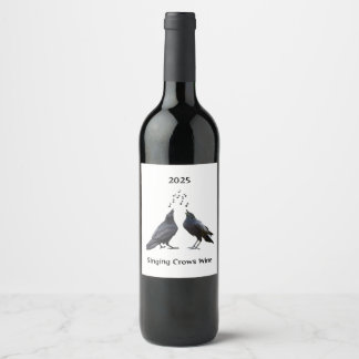 Singing Crows Wine Labels