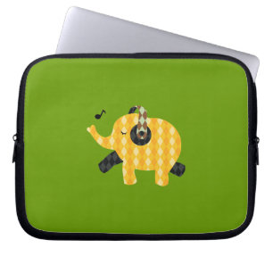 Singing Elephant Laptop Sleeve