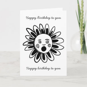 Singing Flower - Happy Birthday Song Card
