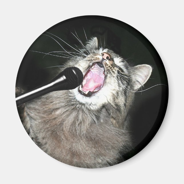 Singing for his supper magnet (Front)