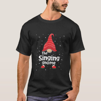 Singing Gnome Family Matching Christmas Funny Gift T-Shirt