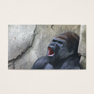 Singing gorilla profile card