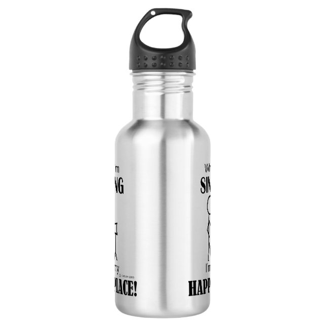 Singing Happy Place 532 Ml Water Bottle (Front)