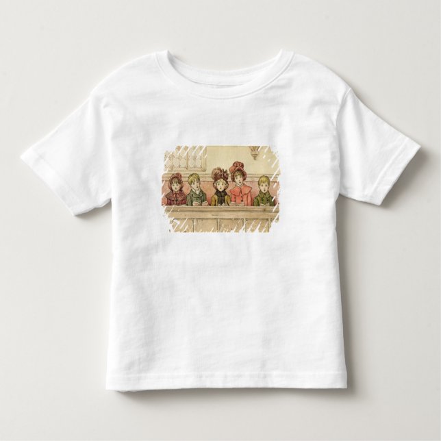 Singing in church (w/c on paper) toddler T-Shirt (Front)