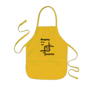 Singing in my Genes Kids Apron