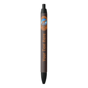 Singing Jackal Amber Ale Black Ink Pen