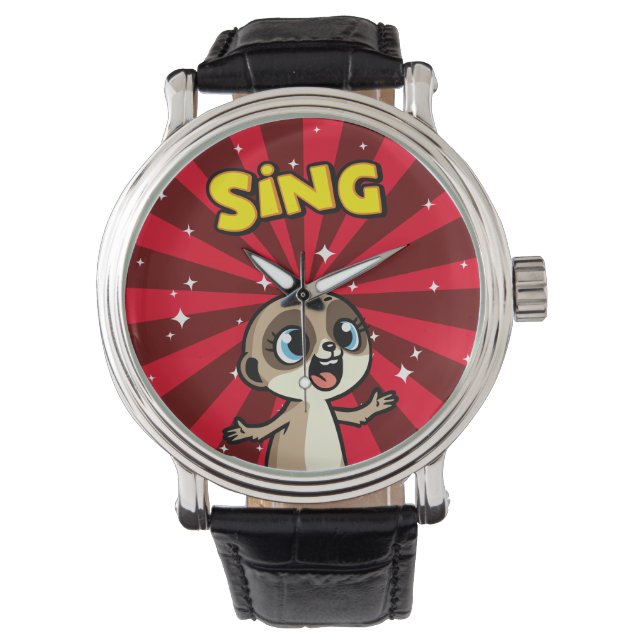 Singing Meerkat Watch (Front)