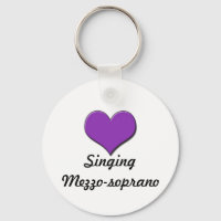 Singing Mezzo-soprano Keychain