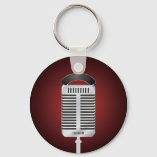 Singing Microphone Keychain