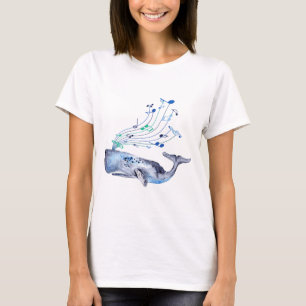 Singing Musical Blue Whale T-Shirt