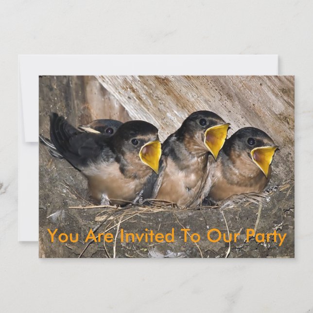 Singing Party Invitation (Front)