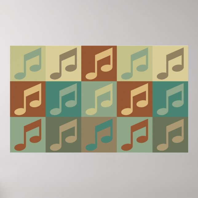 Singing Pop Art Poster (Front)